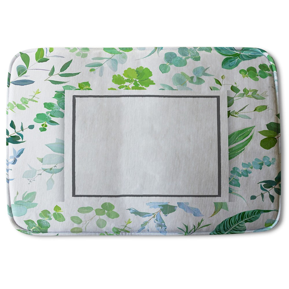 Bathmat -  New Product Green Leaves (Bath Mats)  - Andrew Lee Home and Living