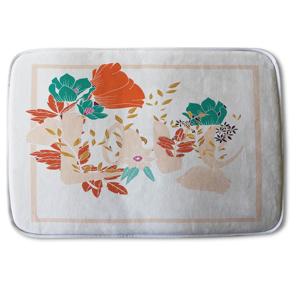 Bathmat - New Product Love & Flowers (Bath Mats)  - Andrew Lee Home and Living