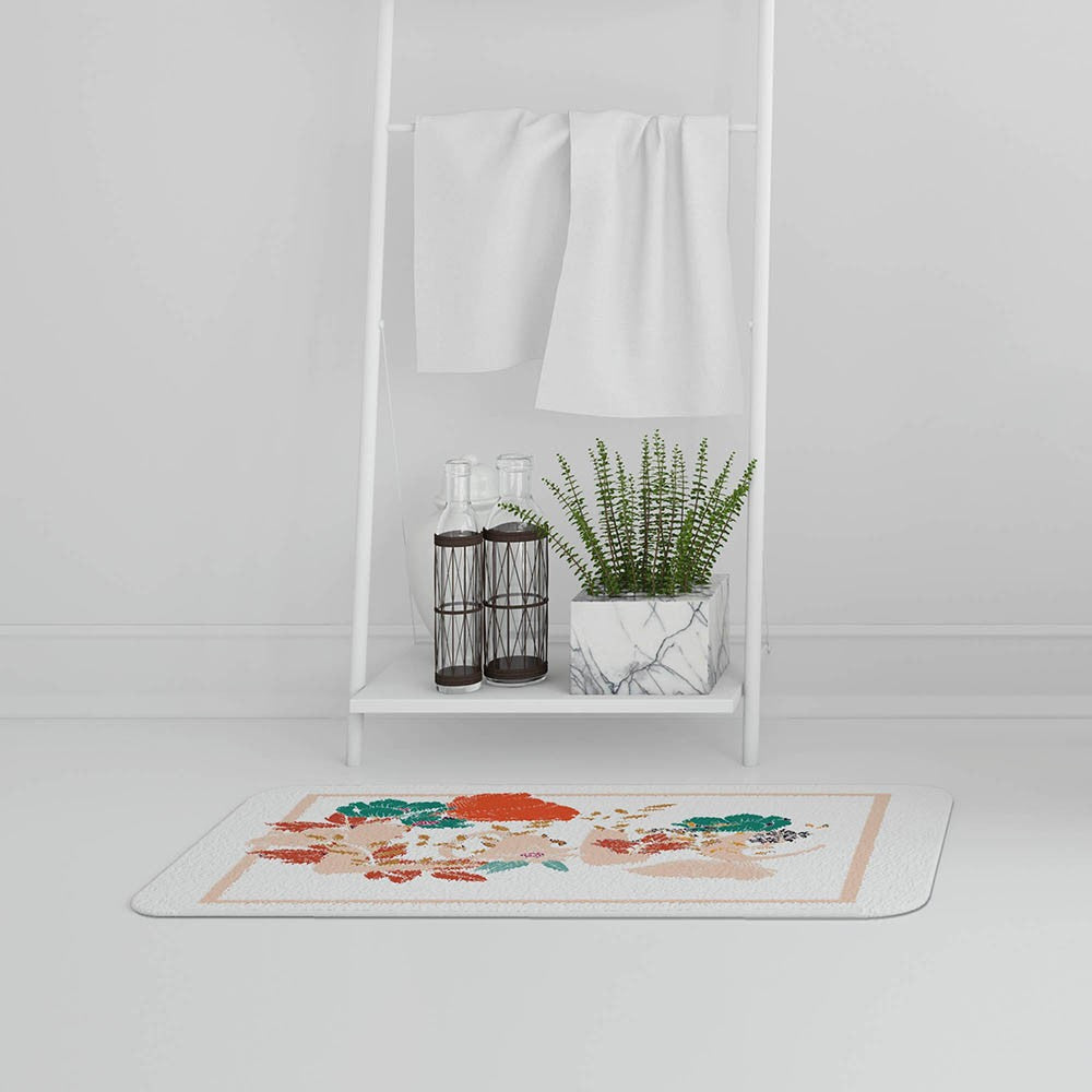 Bathmat - New Product Love & Flowers (Bath Mats)  - Andrew Lee Home and Living