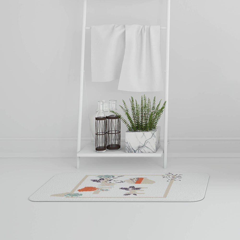 Bathmat - New Product Life & Flowers (Bath Mats)  - Andrew Lee Home and Living
