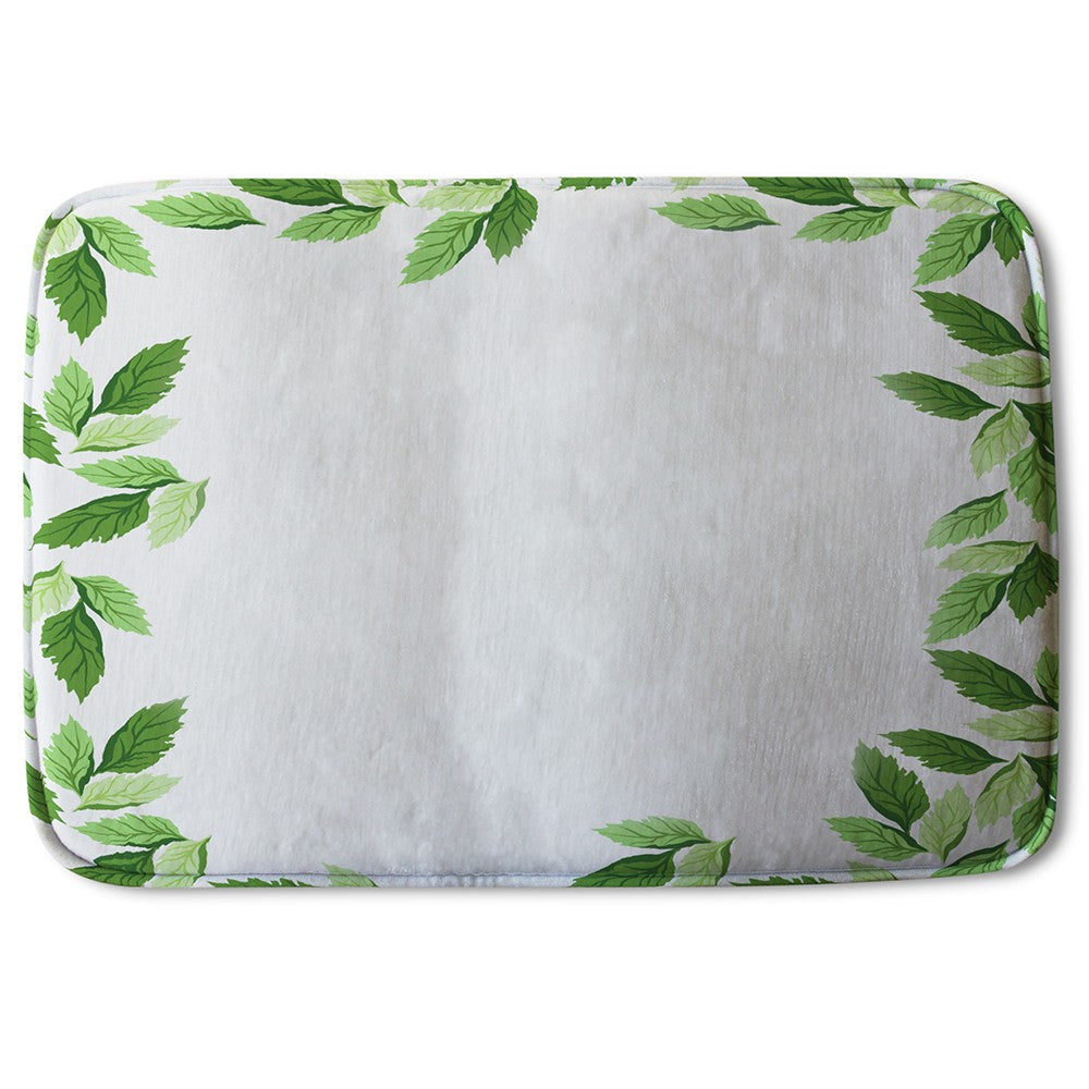 Bathmat - New Product Green Border (Bath Mats)  - Andrew Lee Home and Living