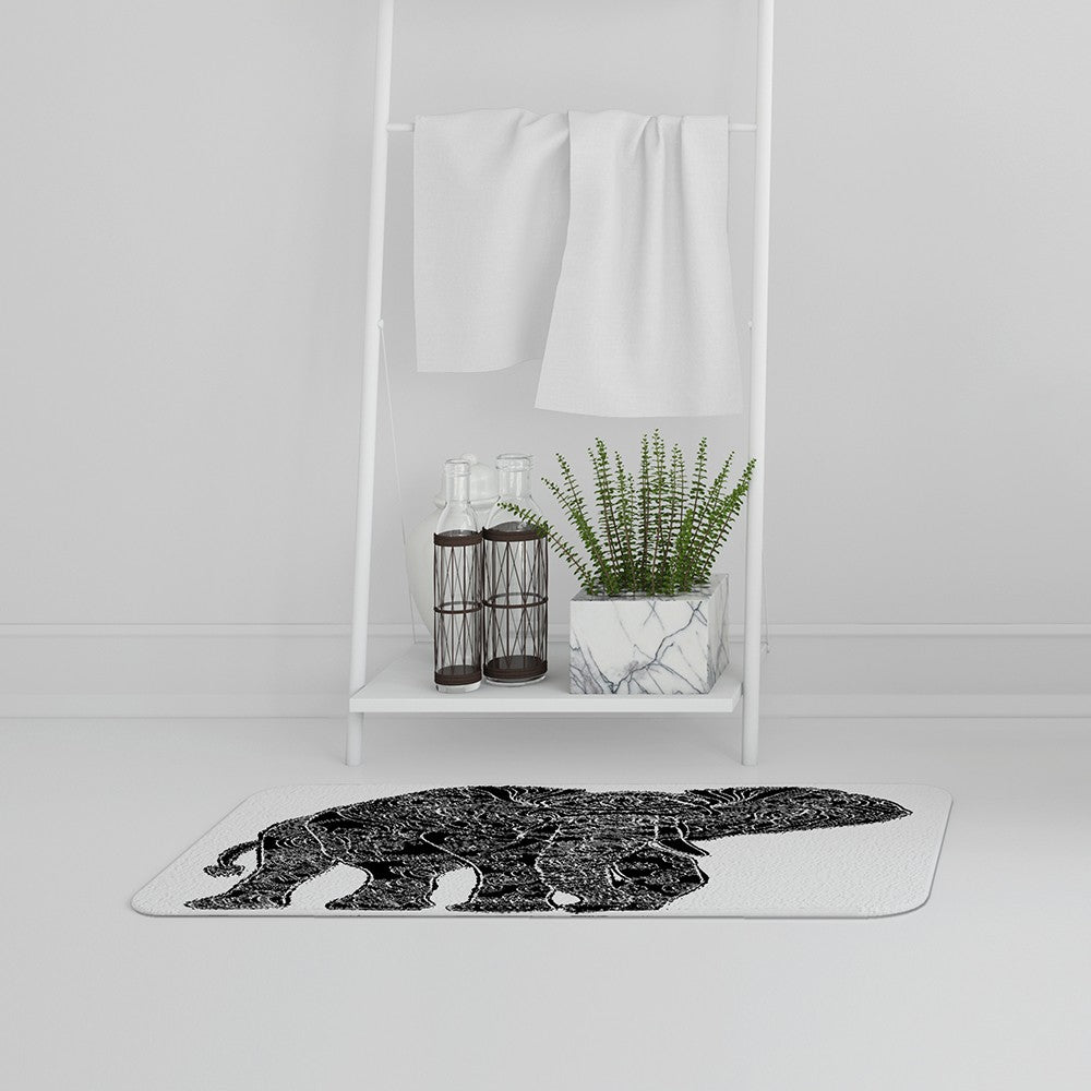Bathmat - New Product Elephant Silhouette (Bath Mats)  - Andrew Lee Home and Living