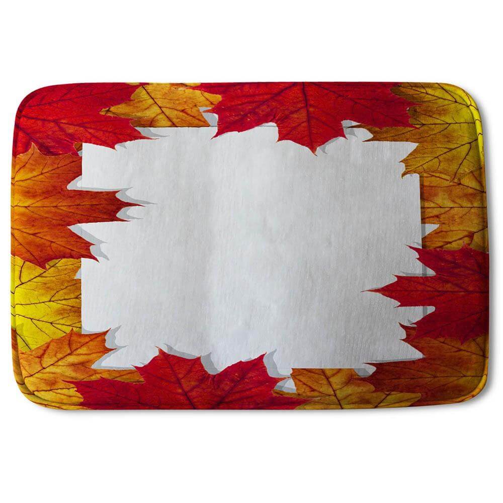 Bathmat - New Product Autumn Border (Bath Mats)  - Andrew Lee Home and Living
