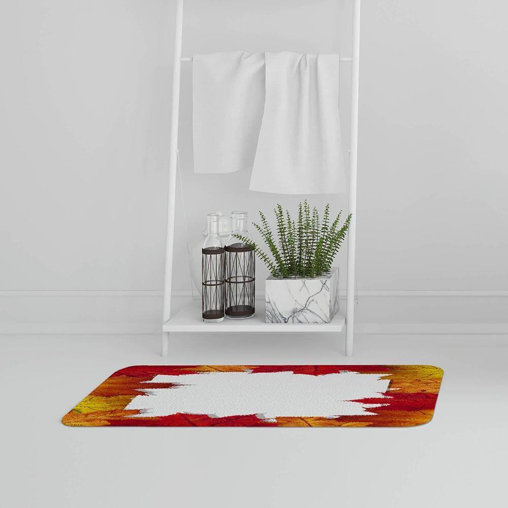 Bathmat - New Product Autumn Border (Bath Mats)  - Andrew Lee Home and Living