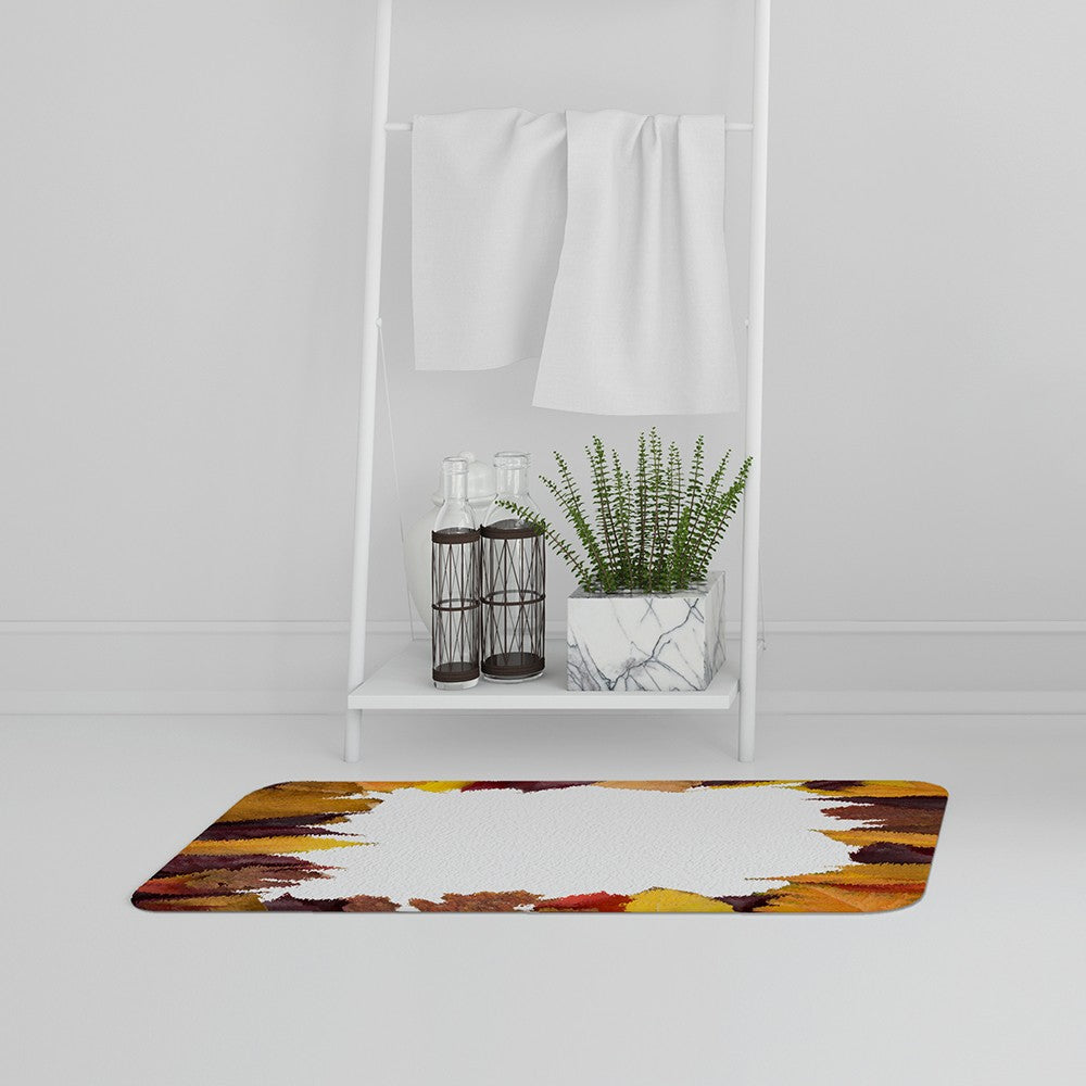 Bathmat - New Product Orange & Purple Autumn (Bath Mats)  - Andrew Lee Home and Living