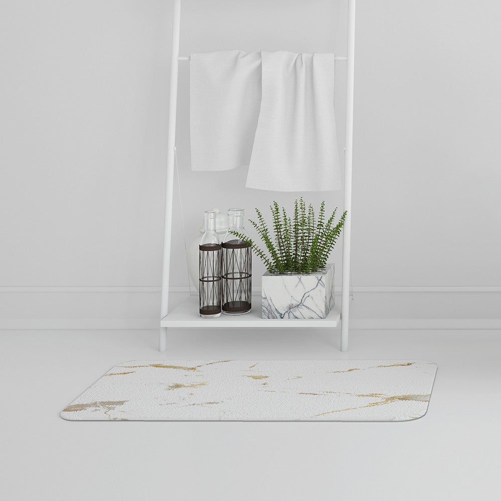 Bathmat - New Product Gold Marble (Bath Mats)  - Andrew Lee Home and Living