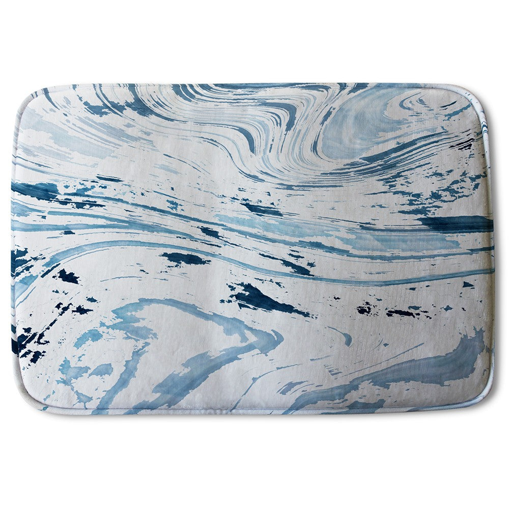 Bathmat - New Product Light Blue Marble (Bath Mats)  - Andrew Lee Home and Living