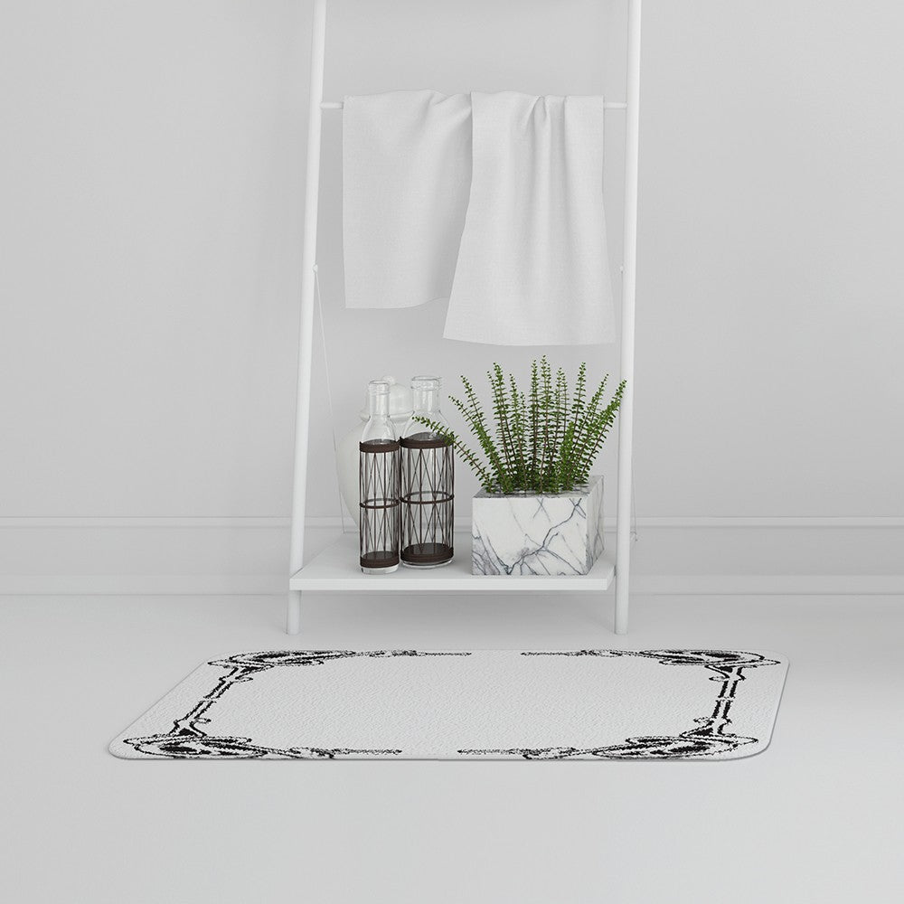 Bathmat - New Product Decorative Border (Bath Mats)  - Andrew Lee Home and Living