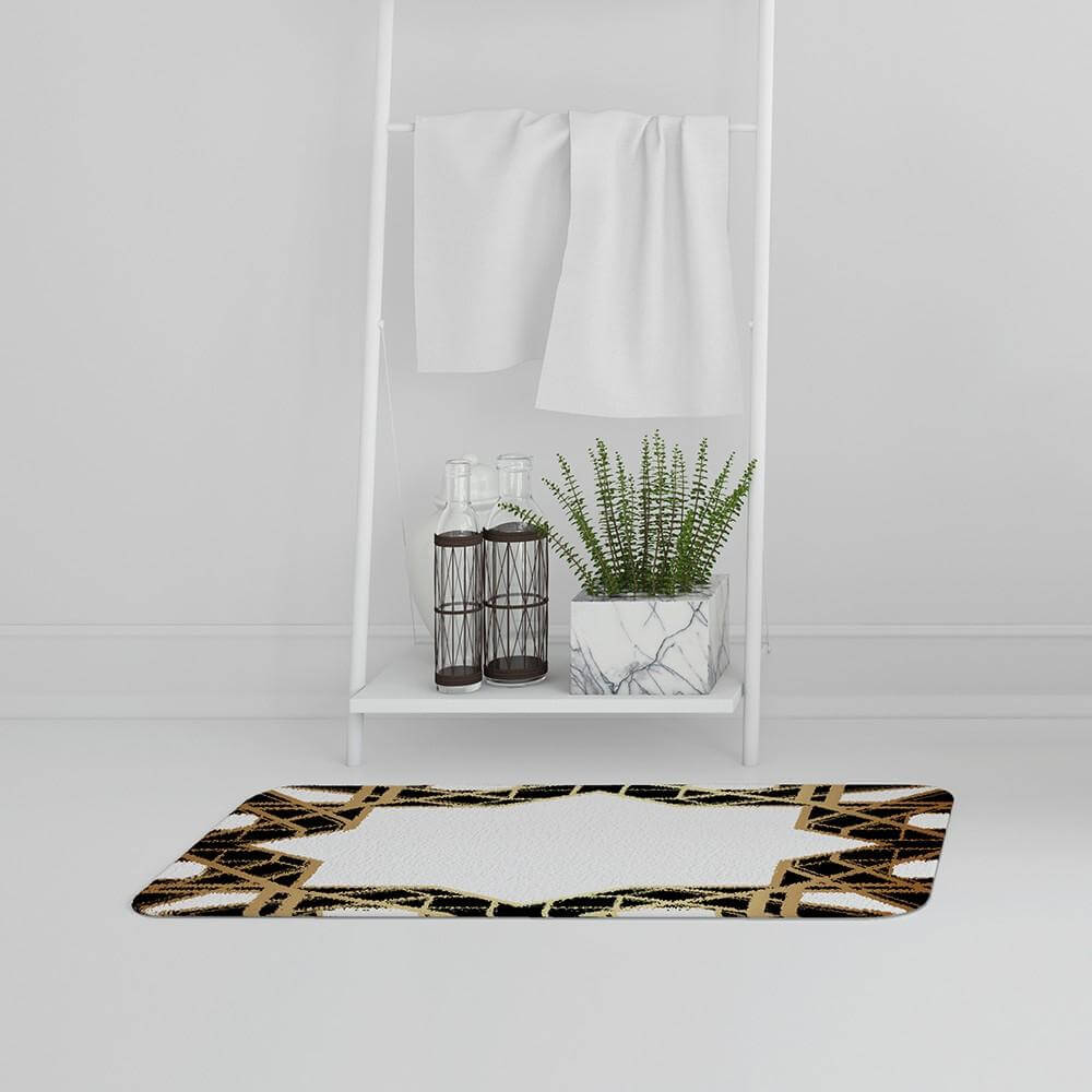Bathmat - New Product Art Deco Star Border (Bath Mats)  - Andrew Lee Home and Living