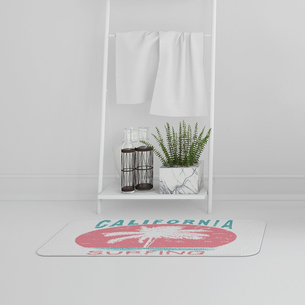 Bathmat - New Product California Surfing (Bath Mats)  - Andrew Lee Home and Living