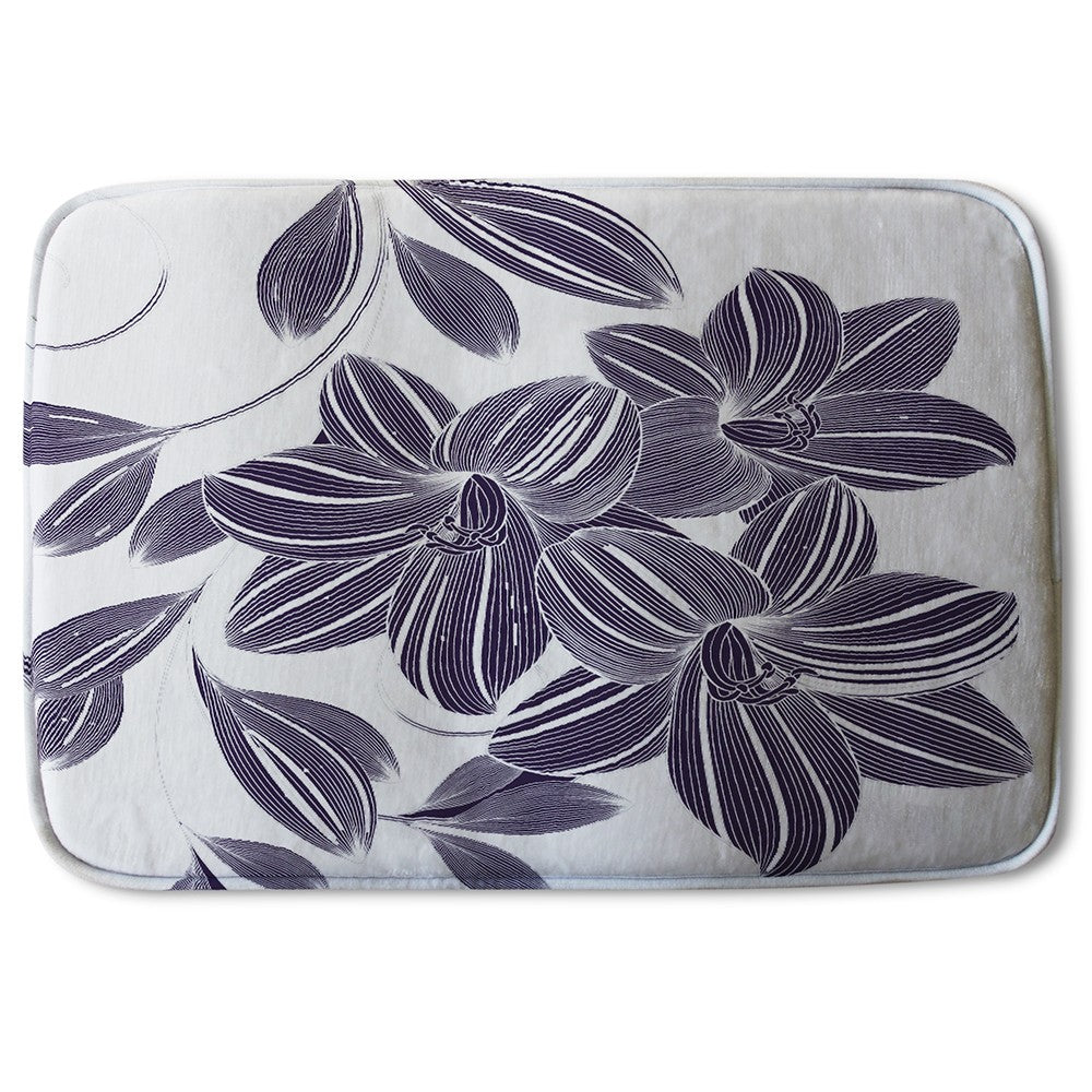 Bathmat - New Product Orchids (Bath Mats)  - Andrew Lee Home and Living