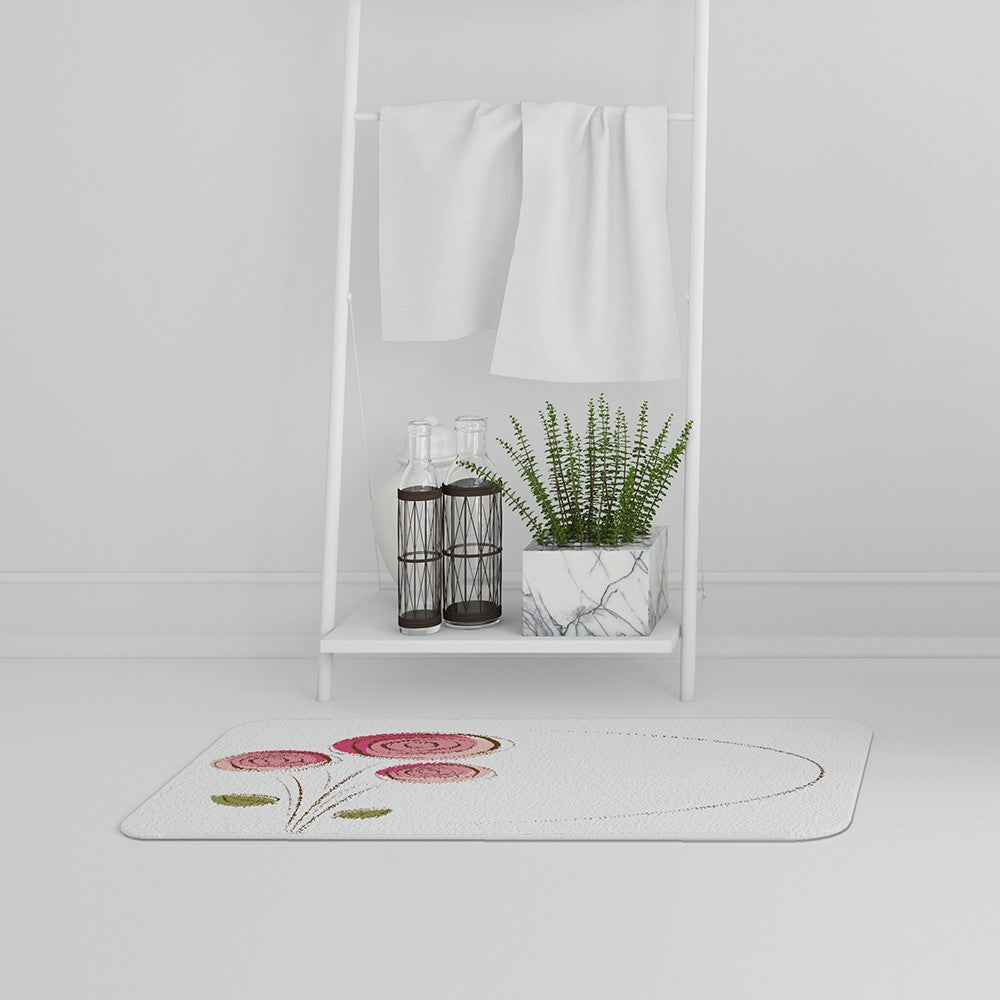 Bathmat - New Product Rose Drawing (Bath Mats)  - Andrew Lee Home and Living