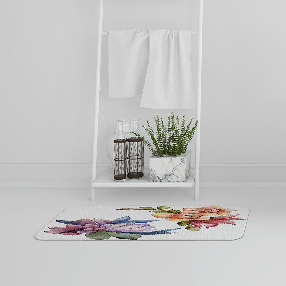 Bathmat - New Product Rainbow Flowers (Bath Mats)  - Andrew Lee Home and Living