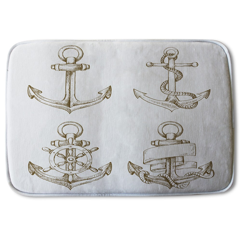 Bathmat - New Product Drawn Anchors (Bath Mats)  - Andrew Lee Home and Living