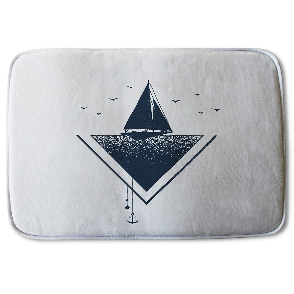 Bathmat - New Product Sailboat at Sea (Bath Mats)  - Andrew Lee Home and Living