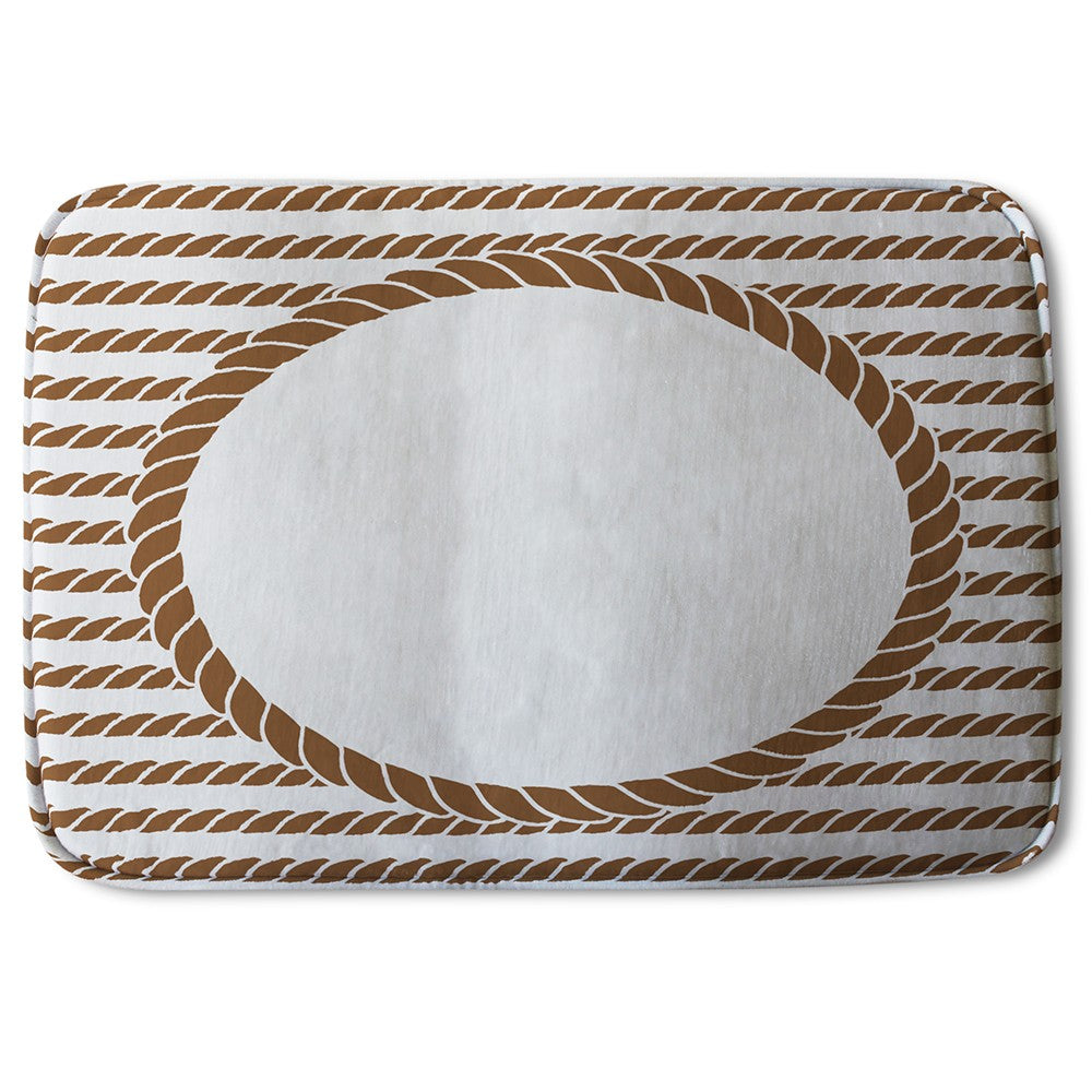 Bathmat - New Product Rope Border (Bath Mats)  - Andrew Lee Home and Living