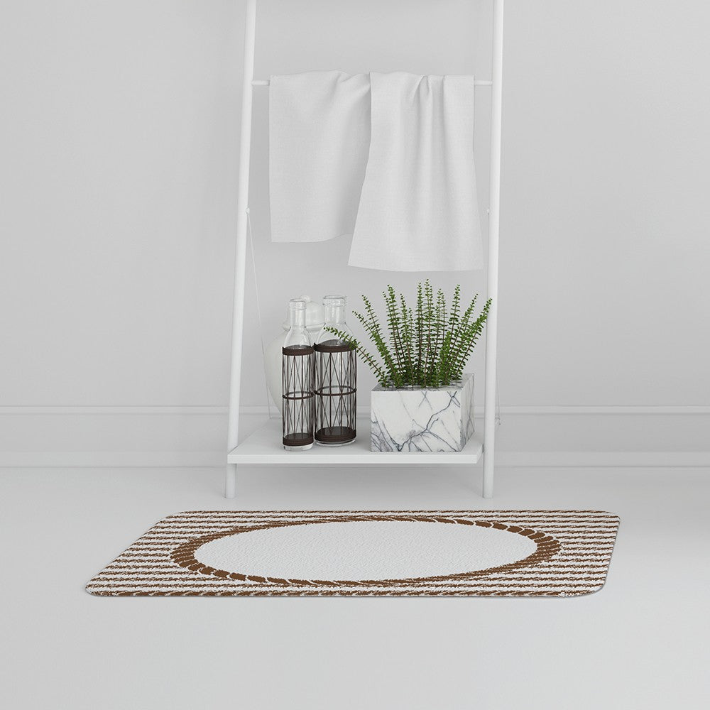 Bathmat - New Product Rope Border (Bath Mats)  - Andrew Lee Home and Living