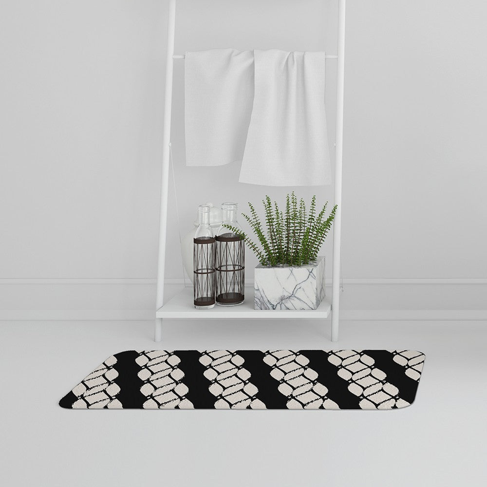 New Product Geometric Rope Pattern (Bath Mat)  - Andrew Lee Home and Living