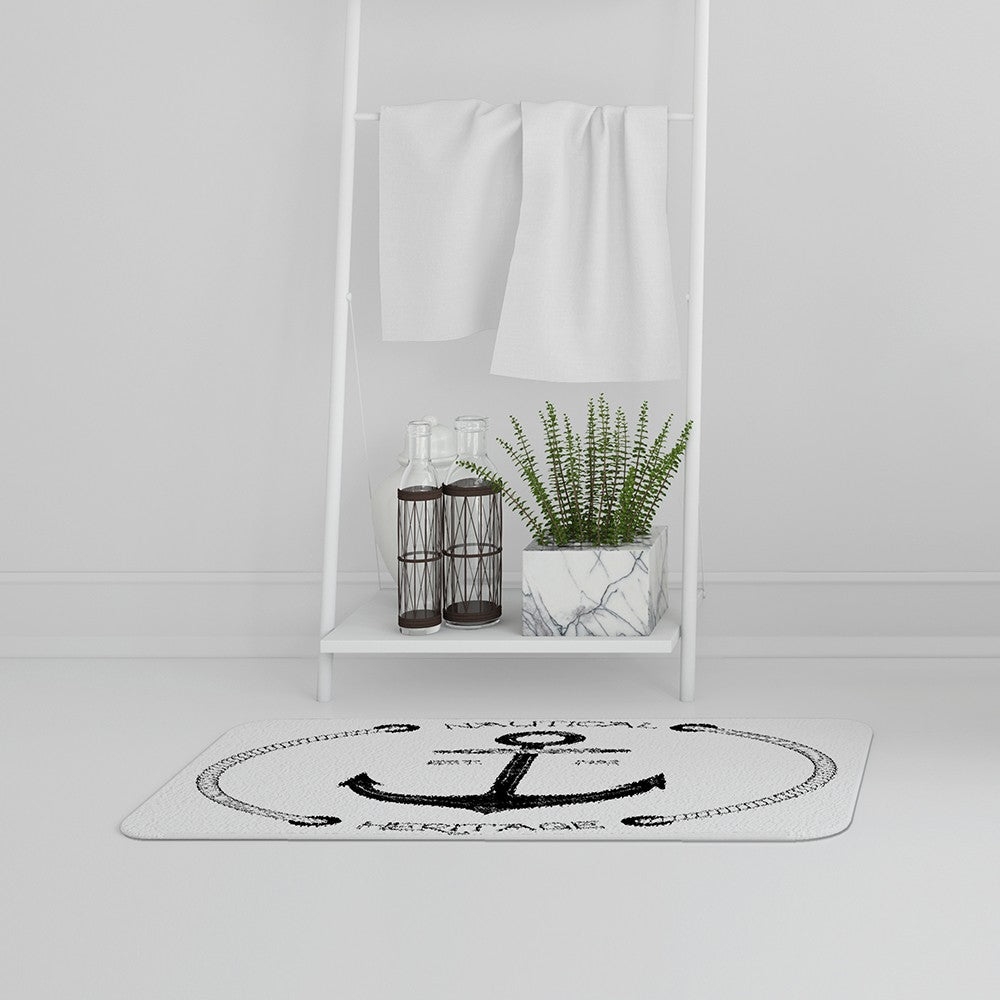 Bathmat - New Product Nautical Anchor (Bath Mats)  - Andrew Lee Home and Living