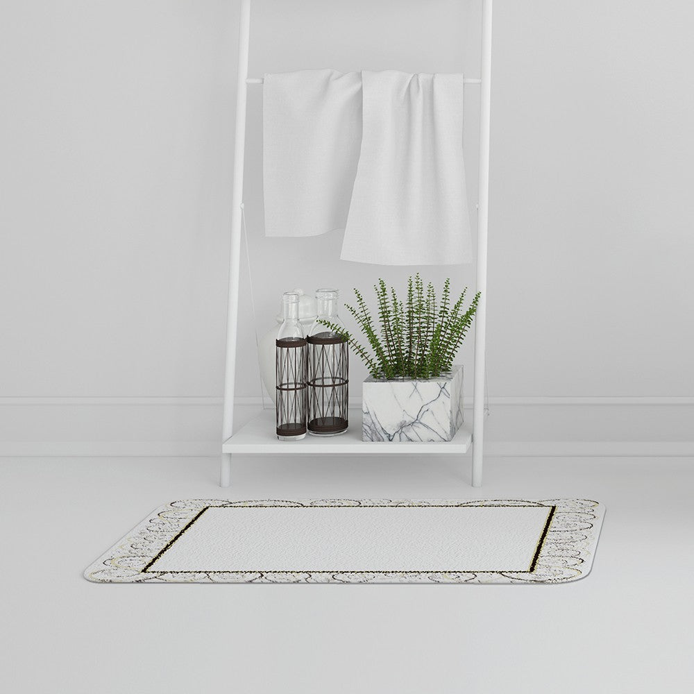 Bathmat - New Product Swirling Frame (Bath Mats)  - Andrew Lee Home and Living