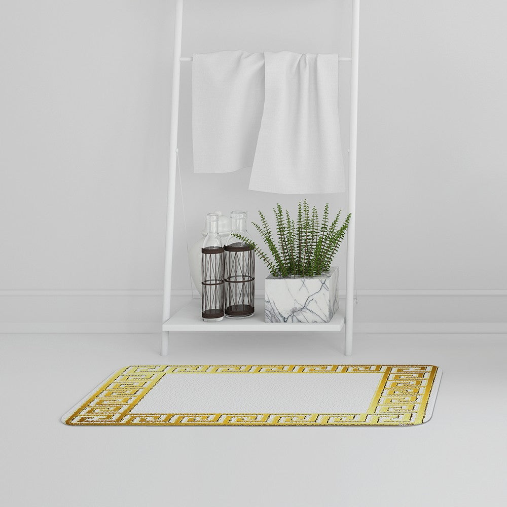 Bathmat - New Product Golden Greek Ornamental Frame (Bath Mats)  - Andrew Lee Home and Living