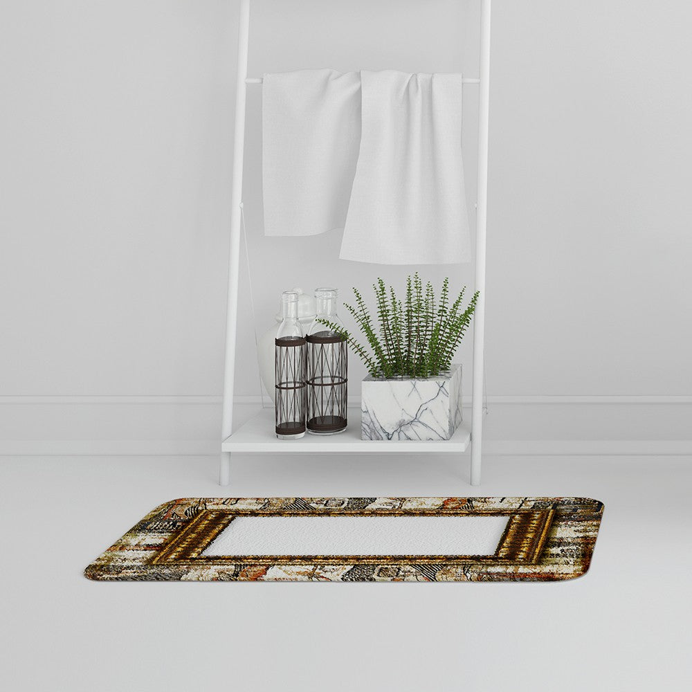 Bathmat - New Product Rustic Egyptian Frame (Bath Mats)  - Andrew Lee Home and Living