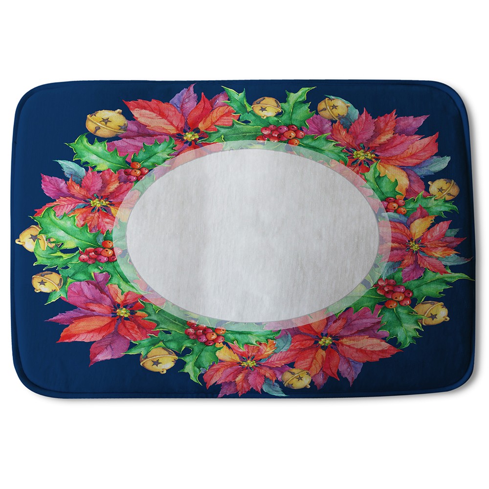 Bathmat - New Product Holly & Bright Leaves (Bath Mats)  - Andrew Lee Home and Living