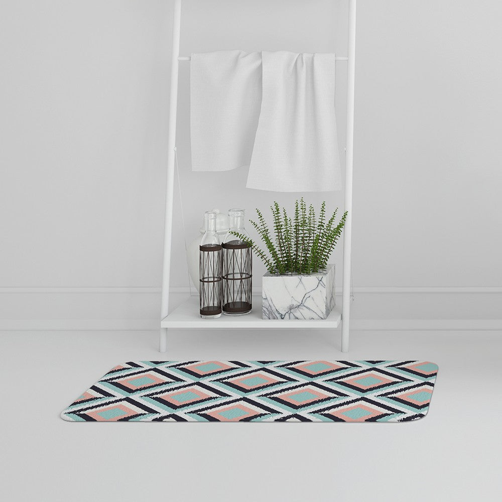 Bathmat - New Product Geometric Pattern (Bath Mats)  - Andrew Lee Home and Living