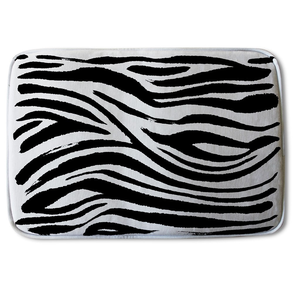 Bathmat - New Product Zebra Stripes Print (Bath Mats)  - Andrew Lee Home and Living