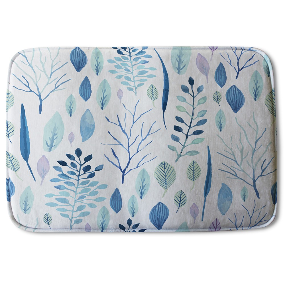 Bathmat - New Product Winter Branches & Leaves (Bath Mats)  - Andrew Lee Home and Living