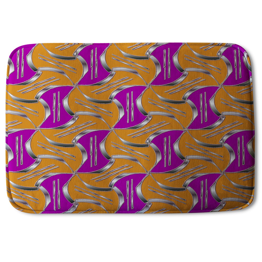 Bathmat - New Product Geo Metalic Shapes (Bath Mats)  - Andrew Lee Home and Living