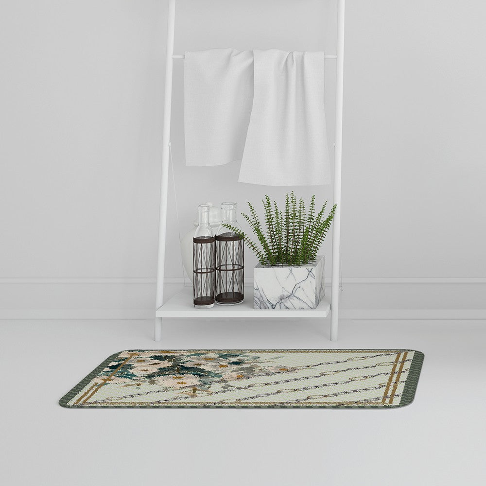 Bathmat - New Product Flowers & Chain Links (Bath Mats)  - Andrew Lee Home and Living