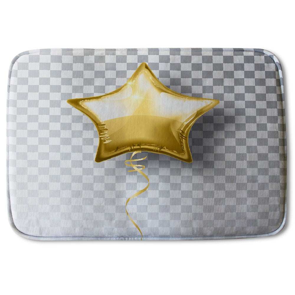 Bathmat - New Product Golden Star Balloon (Bath Mats)  - Andrew Lee Home and Living