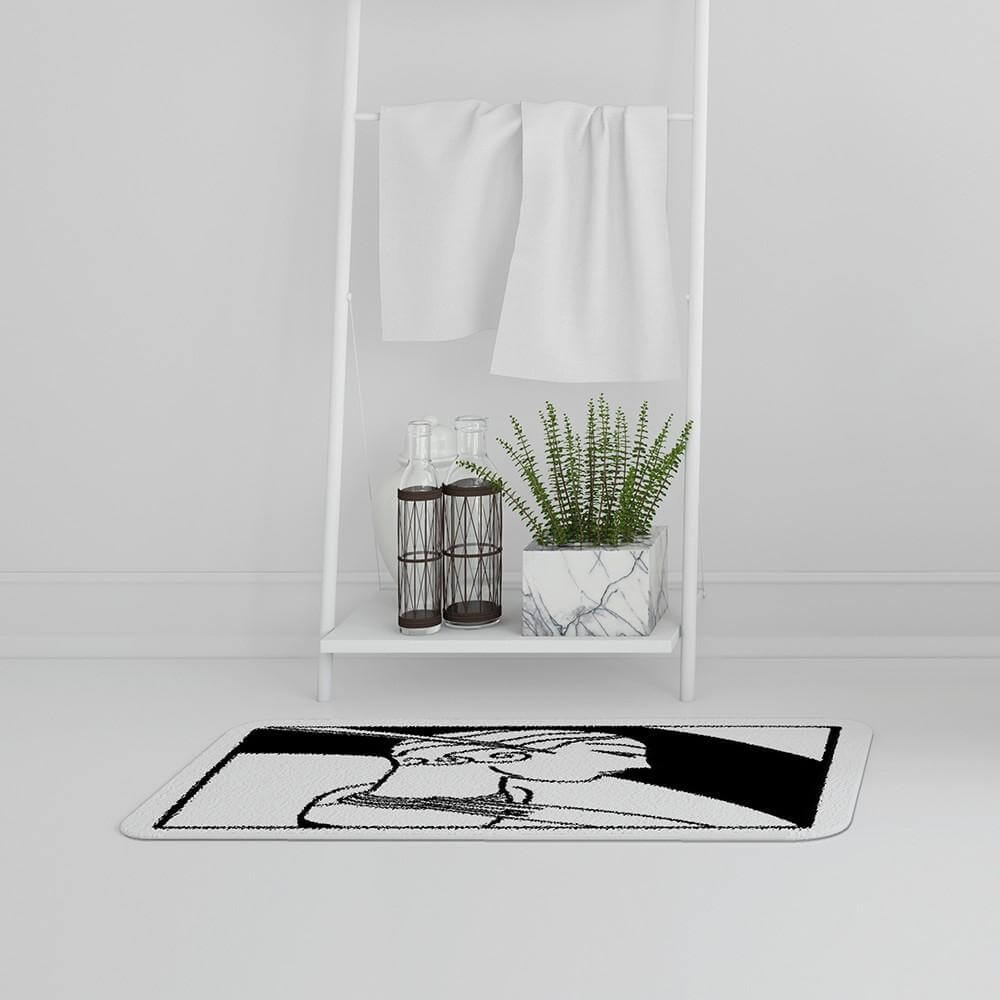 Bathmat - New Product Art Deco Woman (Bath Mats)  - Andrew Lee Home and Living
