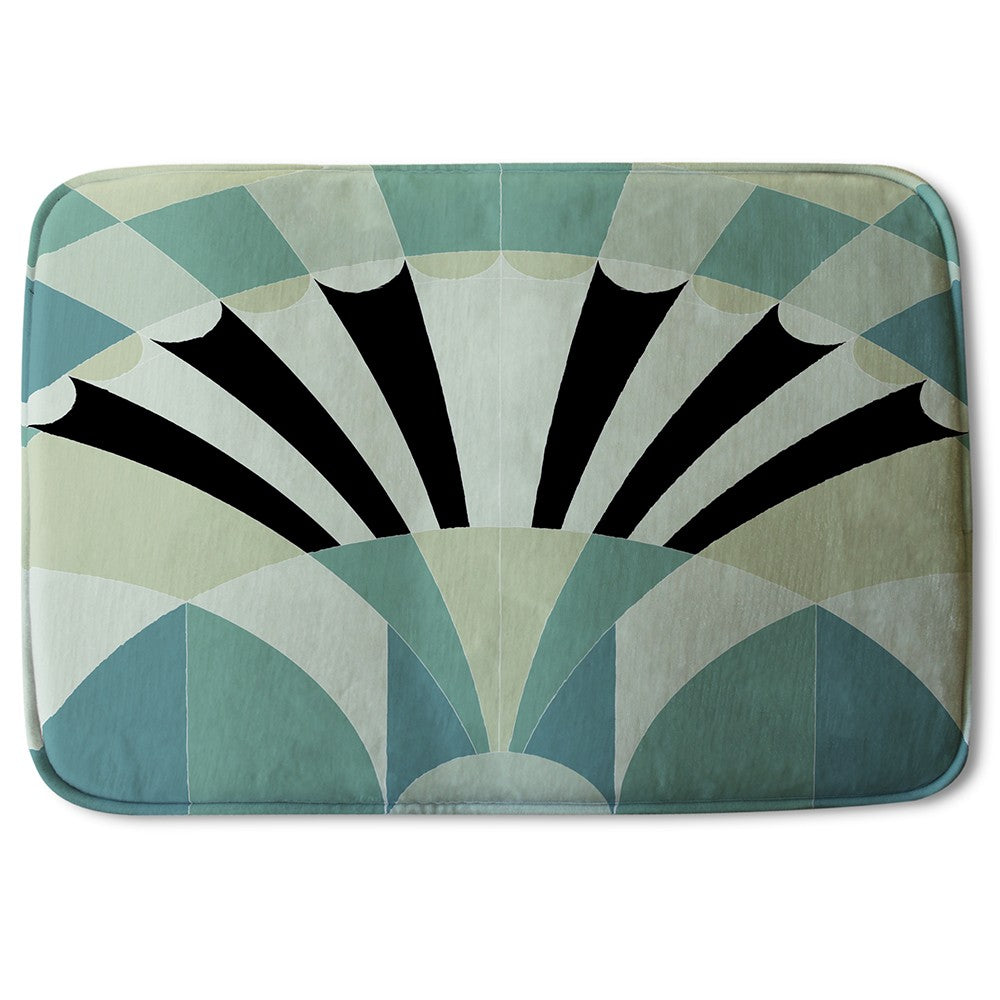 New Product Green Geo Arches (Bath Mat)  - Andrew Lee Home and Living