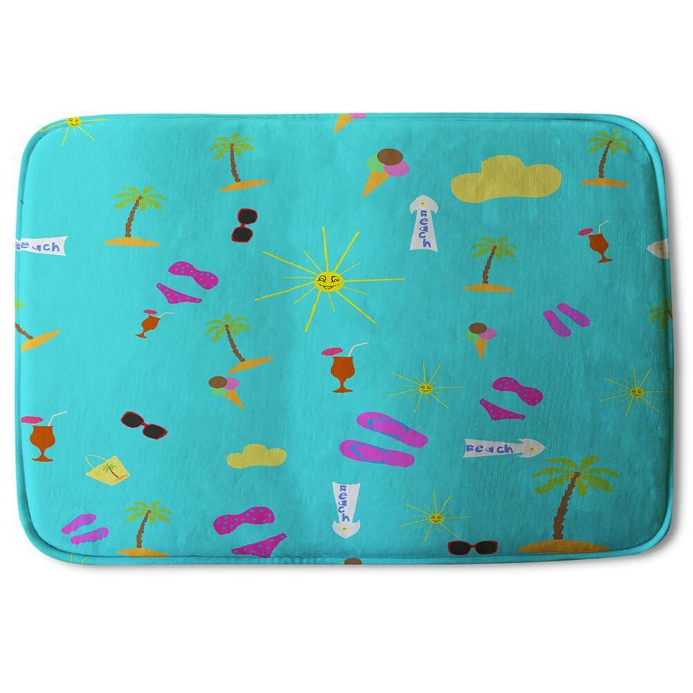 New Product Beach Cartoons (Bath Mat)  - Andrew Lee Home and Living