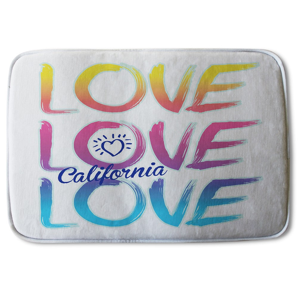 New Product Love California (Bath Mat)  - Andrew Lee Home and Living