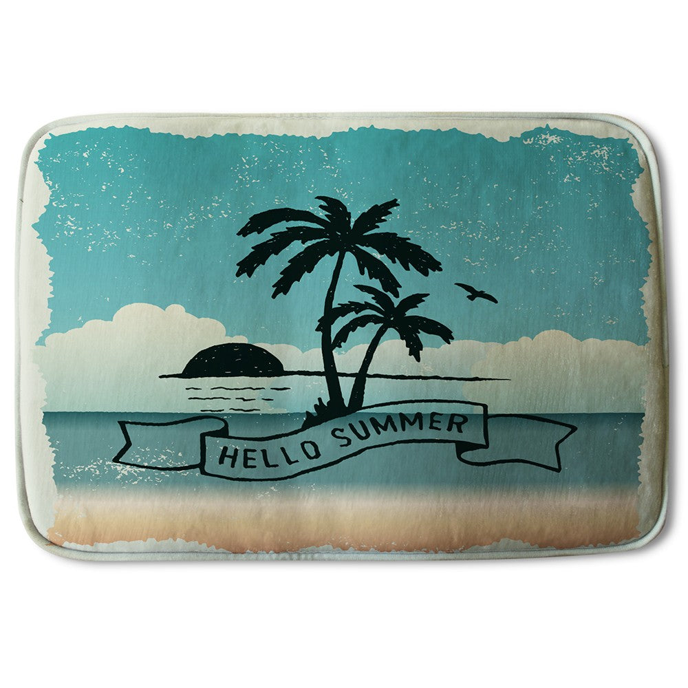New Product Hello Summer (Bath Mat)  - Andrew Lee Home and Living