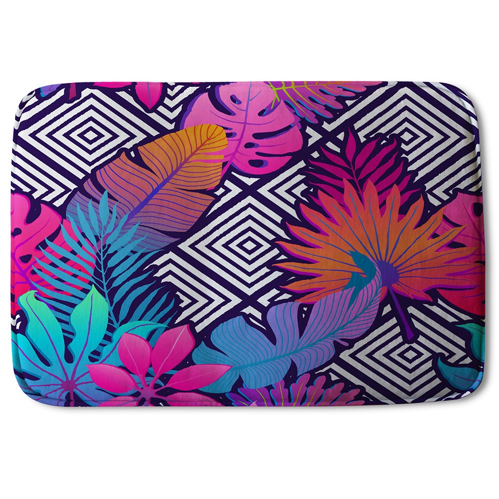 New Product Tropical Geometric (Bath Mat)  - Andrew Lee Home and Living