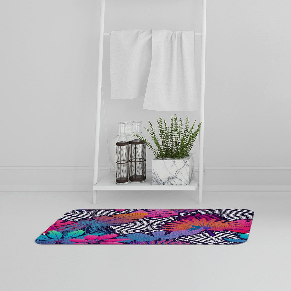 New Product Tropical Geometric (Bath Mat)  - Andrew Lee Home and Living