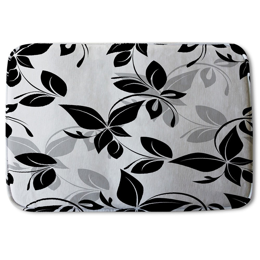 New Product Black & White Floral (Bath Mat)  - Andrew Lee Home and Living