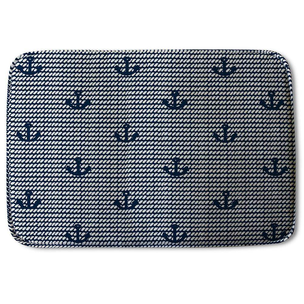 New Product Anchors on Rope Pattern (Bath Mat)  - Andrew Lee Home and Living