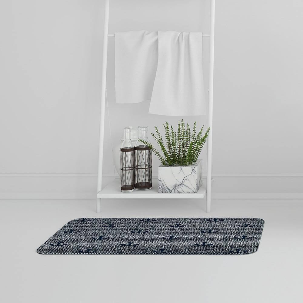 New Product Anchors on Rope Pattern (Bath Mat)  - Andrew Lee Home and Living