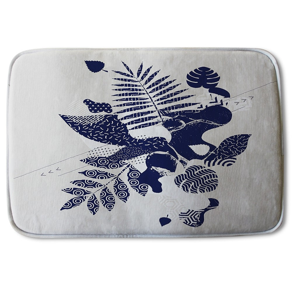 New Product Decorative Leaf Prints (Bath Mat)  - Andrew Lee Home and Living
