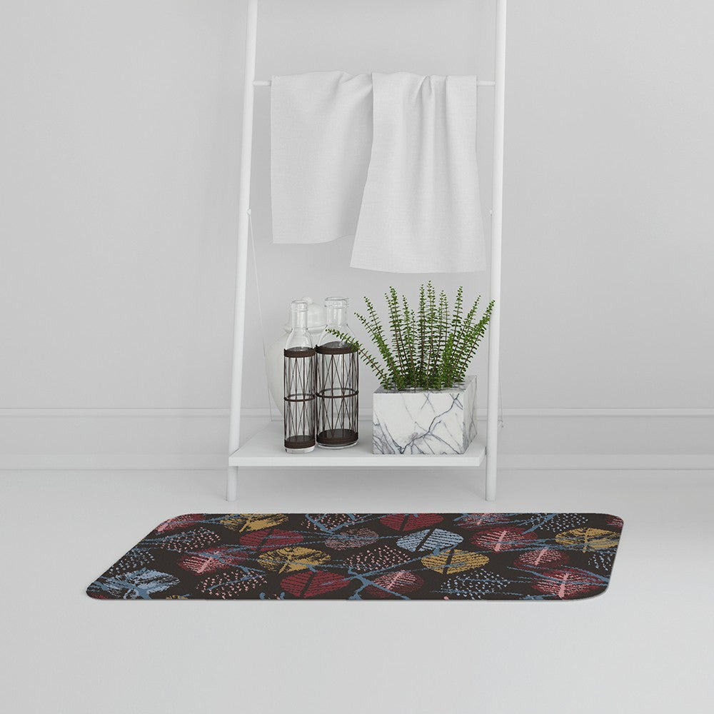 New Product Prints Of Autumn Leaves (Bath Mat)  - Andrew Lee Home and Living