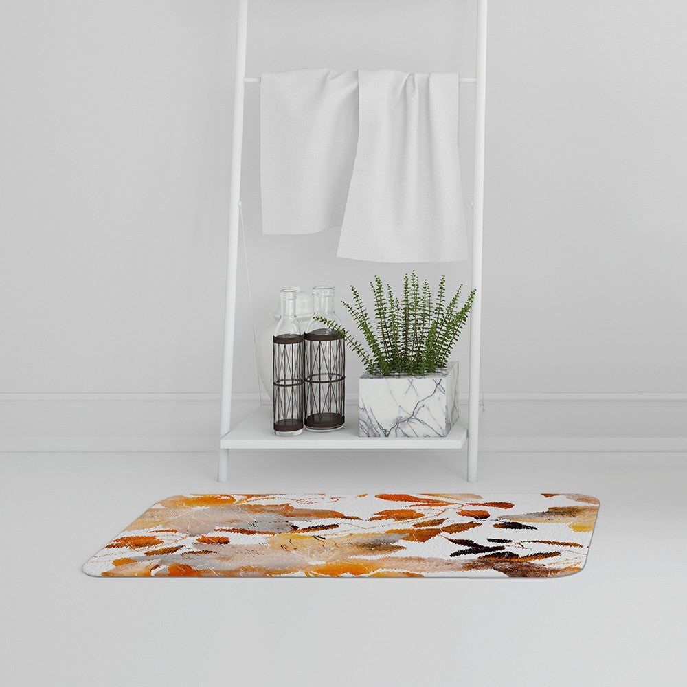 New Product Flowers in Autumn Colours (Bath Mat)  - Andrew Lee Home and Living