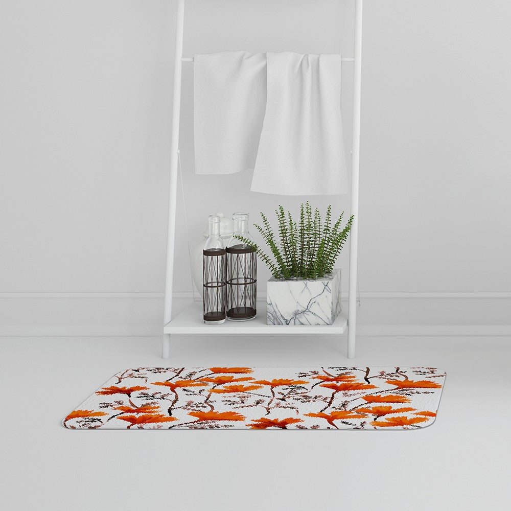 New Product Flowers in Autumn Colours (Bath Mat)  - Andrew Lee Home and Living