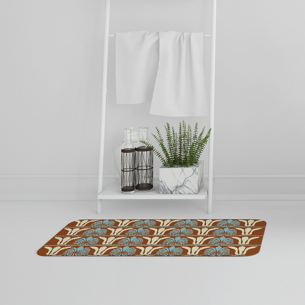 New Product Egyptian Flower Ornament Pattern (Bath Mat)  - Andrew Lee Home and Living