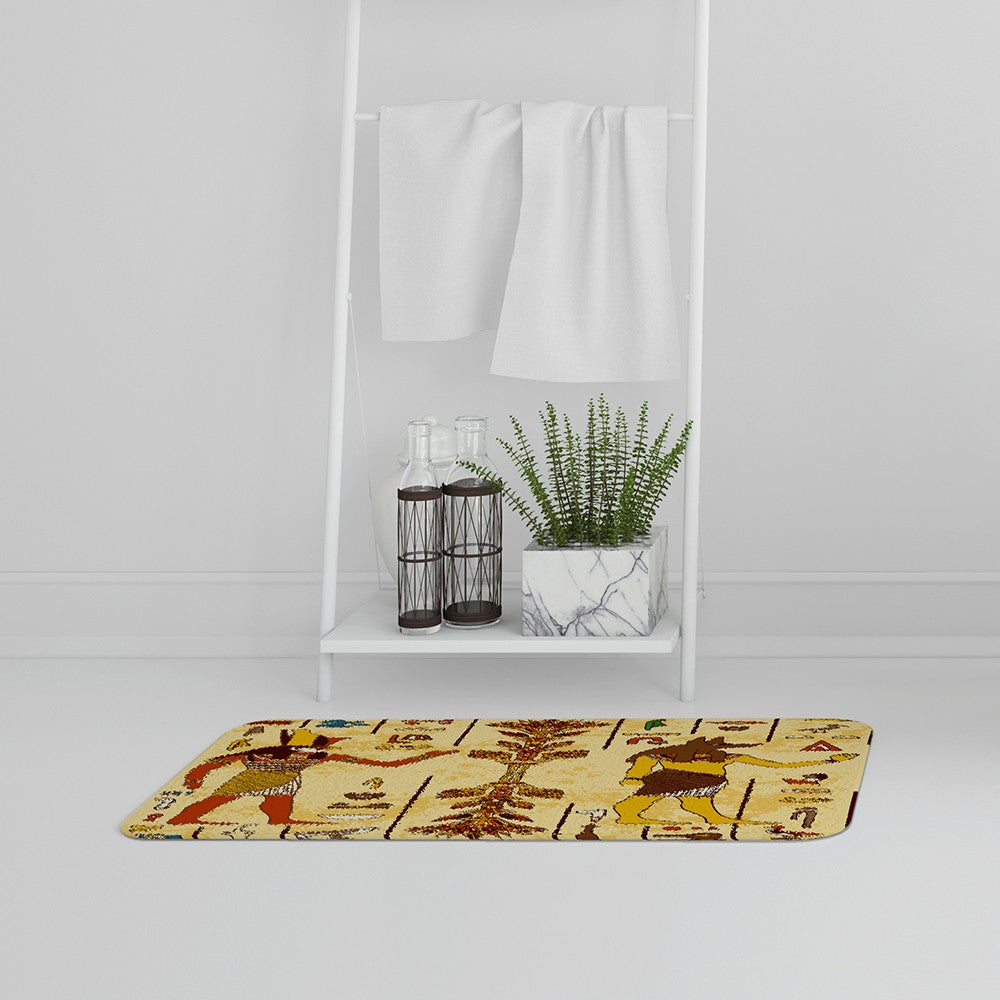 New Product Egyptian Drawings (Bath Mat)  - Andrew Lee Home and Living