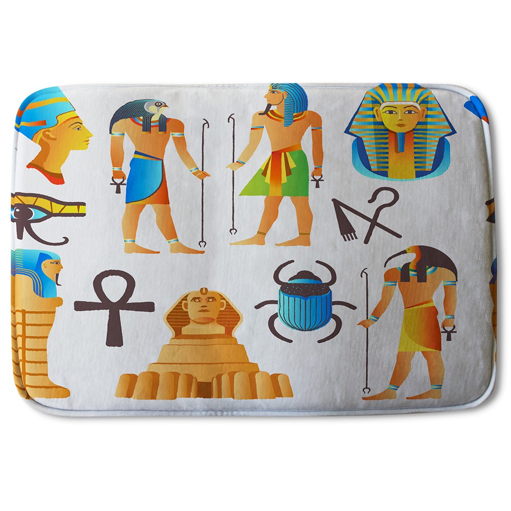 New Product Egyptian Mythological Signs (Bath Mat)  - Andrew Lee Home and Living
